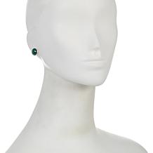 Jay King Sterling Silver Malachite Stud Earrings