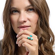 Jay King Sterling Silver Multi-Colored Sonoran Turquoise Ring