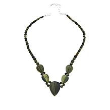 Jay King Sterling Silver Multicolor Arizona Ricolite Necklace