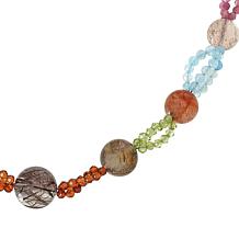 Jay King Sterling Silver Multicolor Multigemstone 18" Necklace