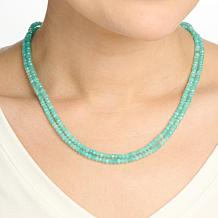Jay King Sterling Silver Peruvian Amazonite Bead 2-Strand Necklace