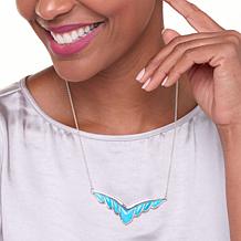 Jay King Sterling Silver Peruvian Turquoise 18-1/4" Chain Necklace