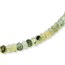 Jay King Sterling Silver Prehnite Bead 36" Necklace