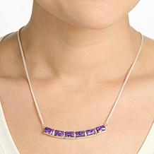 Jay King Sterling Silver Purple Spiny Oyster Shell Chain Necklace