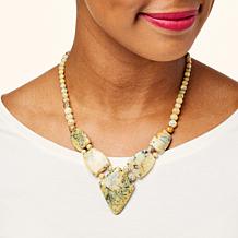 Jay King Sterling Silver Rainforest Opal Necklace