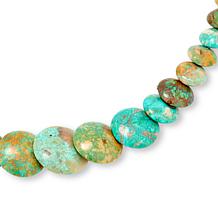 Jay King Sterling Silver Sacred Cloud Mtn. Turquoise 18" Necklace