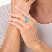 Jay King Sterling Silver Sleeping Beauty Turquoise Bypass Ring