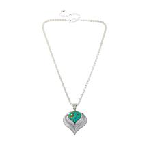 Jay King Sterling Silver Tyrone Turquoise Pendant with Chain