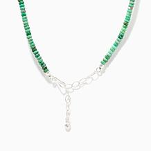 Jay King Sterling Variscite & Royal Blue Turquoise Necklace w/ Pendant