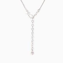 Jay King Turquoise Kingman 3 Stone Pendant with Chain, Sterling