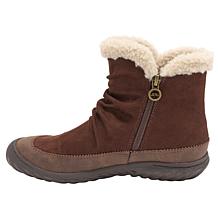 JBU Briar Ankle Boot with Faux Shearling Fur Detail