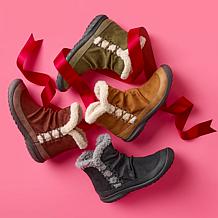 JBU Briar Ankle Boot with Faux Shearling Fur Detail