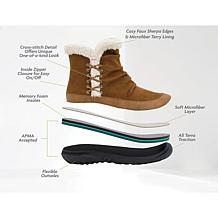 JBU Briar Ankle Boot with Faux Shearling Fur Detail