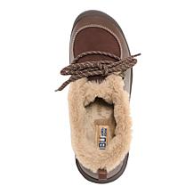 JBU Dalia Moccasin-Style Shoe with Faux Fur Trim