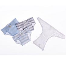 JC Toys Berenguer Boutique Blue Eco Diapers 4-Pack Fits Dolls 14-18 in
