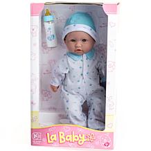 JC Toys La Baby Doll with Blue Outfit