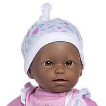 JC Toys La Baby Doll with Pink and White Outfit