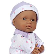 JC Toys La Baby Doll with Purple Outfit