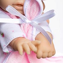 JC Toys La Baby Doll with White and Pink Flower Outfit