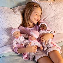 JC Toys La Baby Doll with White and Pink Onesie