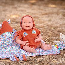 JC Toys La Newborn Nature Collection 15.5in Soft Doll & Accessories
