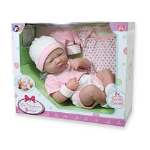 JC Toys La Newborn Nursery 14" Life-Like Baby Doll Gift Set