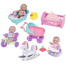 JC Toys Lots to Love Babies 5" Triplets Baby Doll House Set