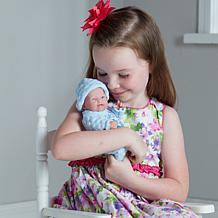 JC Toys Mini La Newborn First Day 9.5" Real Boy Baby Doll