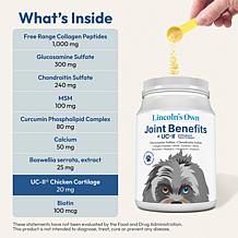 Joint Benefits for Dogs UC-II - 240 servings
