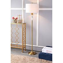 Jonathan Y Adalyn 61"   Crystal and Brass LED Floor Lamp