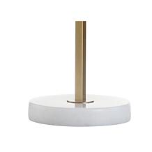 Jonathan Y Alyssa 24.5" Metal Marble LED Table Lamp White and Gold