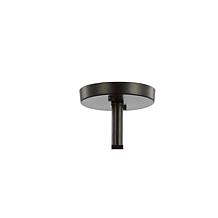 Jonathan Y Black Herndon 2-Light 15 in. Iron/Glass LED Flush Mount