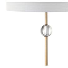 JONATHAN Y Brass Dawson 30" Marble and Crystal Set of 2 Table Lamps