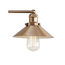 JONATHAN Y Brass Gold August 26.5" 3-light Metal Vanity Light
