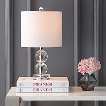 Jonathan Y Brooklyn 17.5"  Crystal LED Table Lamp - Clear