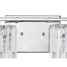 Jonathan Y Chrome Coco Prism Vintage Glam Vanity Light 6.25x29.75x6.75