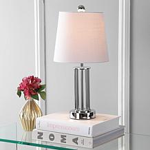 JONATHAN Y Chrome Lillian 18" Metal Mini LED Table Lamp