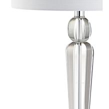 JONATHAN Y Clear Elizabeth 28.5" Crystal LED Table Lamp