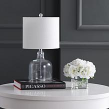 Jonathan Y Gemma 19" Glass Bell LED Table Lamp
