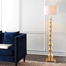 JONATHAN Y Gold Adriana 62.5" Metal LED Floor Lamp