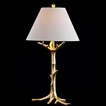 Jonathan Y Gold Galen 33.5" Resin LED Table Lamp