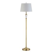 Jonathan Y Harper 61"   Crystal and Brass LED Floor Lamp