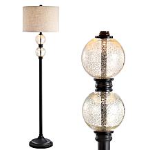 Jonathan Y January 60" LED Floor Lamp, Mercury Glass/ORB