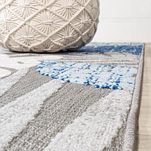 JONATHAN Y Monstera High-Low Indoor/Outdoor 5' x 8' Rug