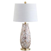 JONATHAN Y Natural Jocelyn 28" Seashell LED Table Lamp