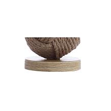 Jonathan Y Natural Monkey Fist 18" Rope Ball LED Table Lamp