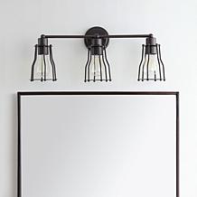 JONATHAN Y Oil Rubbed Bronze Florence 24" 3-light Metal Vanity Light