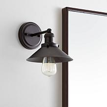 JONATHAN Y Oil Rubbed Bronze July 7.75" 1-light Metal Shade Sconce