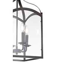 JONATHAN Y Oil Rubbed Bronze Ruth 11" 4-light Lantern Pendant