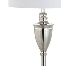 JONATHAN Y Polished Nickel Othello 62" Metal LED Floor Lamp